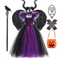 Robe sorcière violette pour enfant