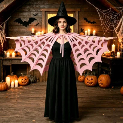 Cape toile d’araignée Halloween