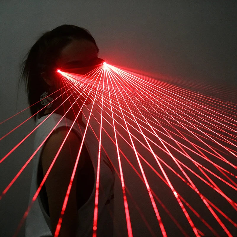 Lunettes laser LED cyberpunk