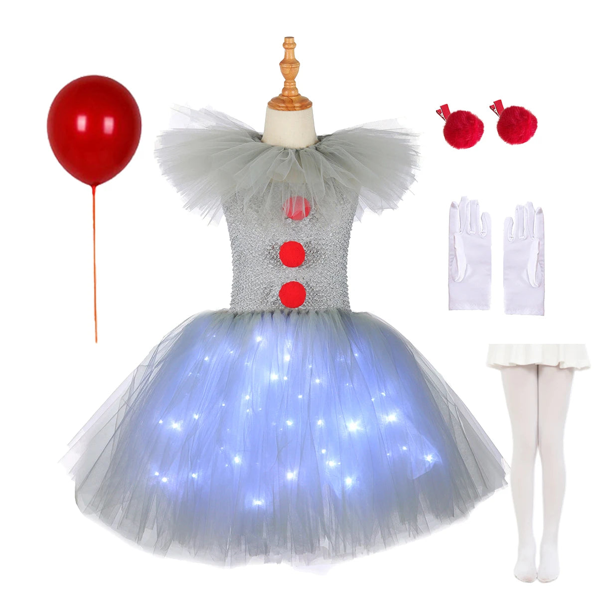 Robe Joker LED pour enfant