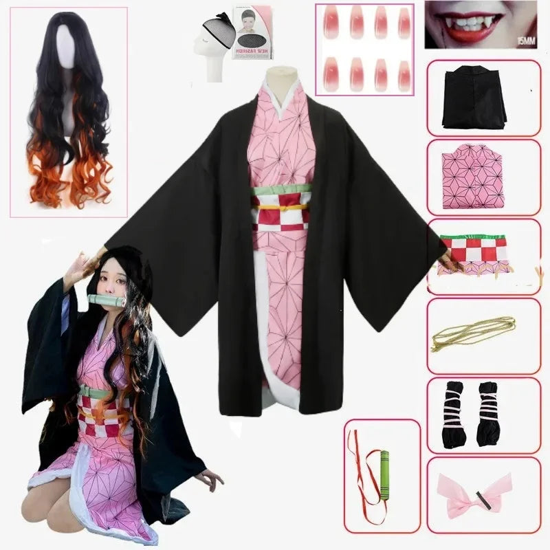 Cosplay Nezuko pour enfant et adolescente