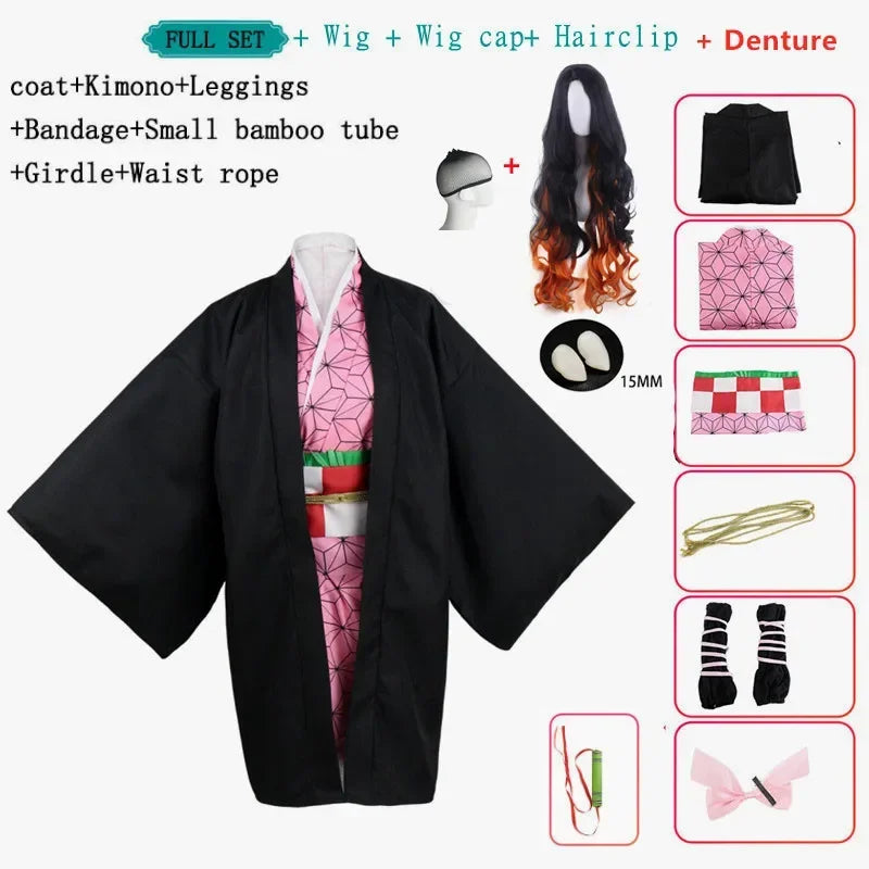 Cosplay Nezuko pour enfant et adolescente