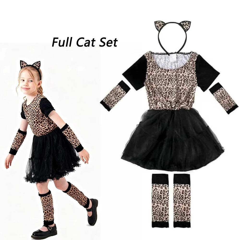 Costume chat et sorcière enfant