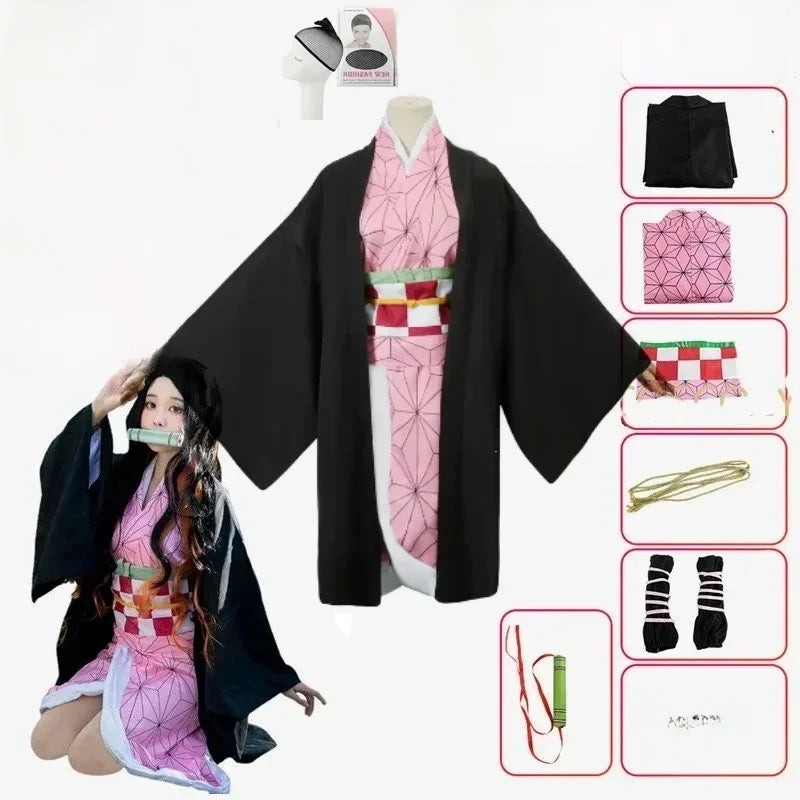 Cosplay Nezuko pour enfant et adolescente