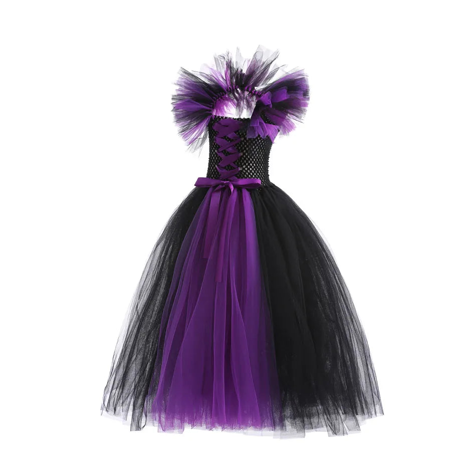 Robe sorcière violette pour enfant