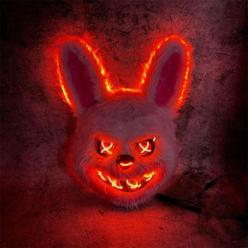 Masque lapin LED Halloween