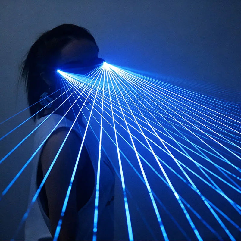 Lunettes laser LED cyberpunk
