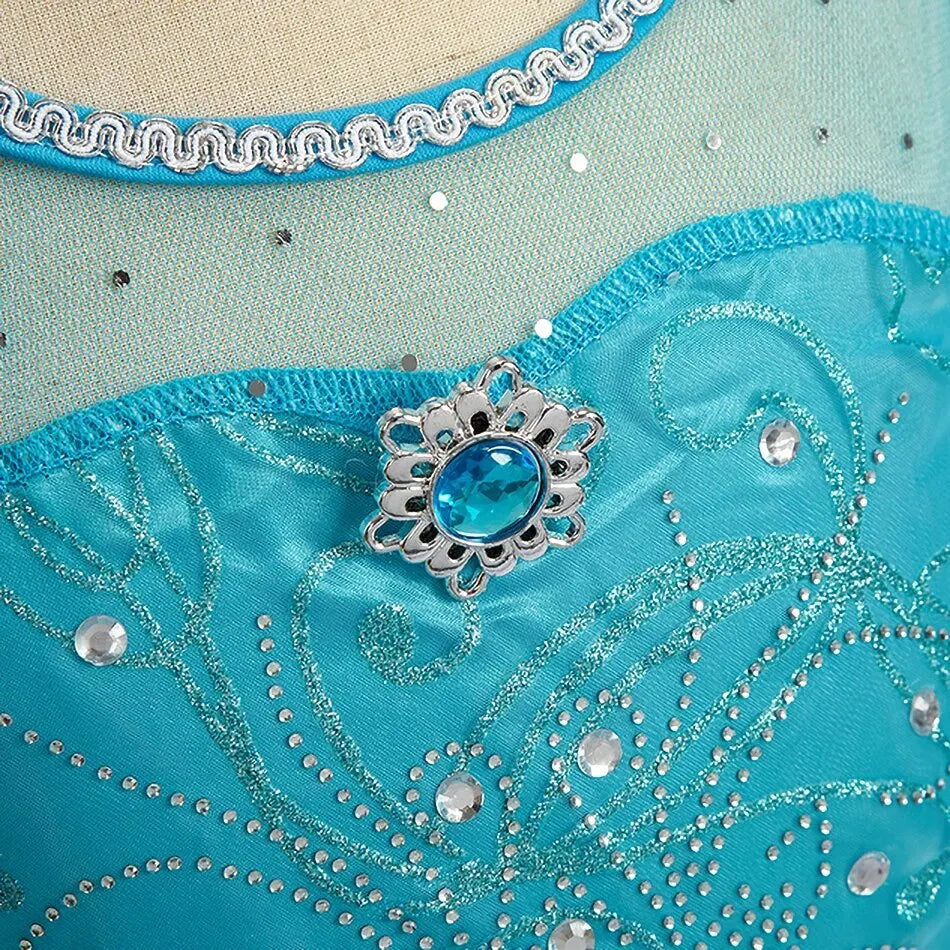 Robe princesse des neiges pour enfant