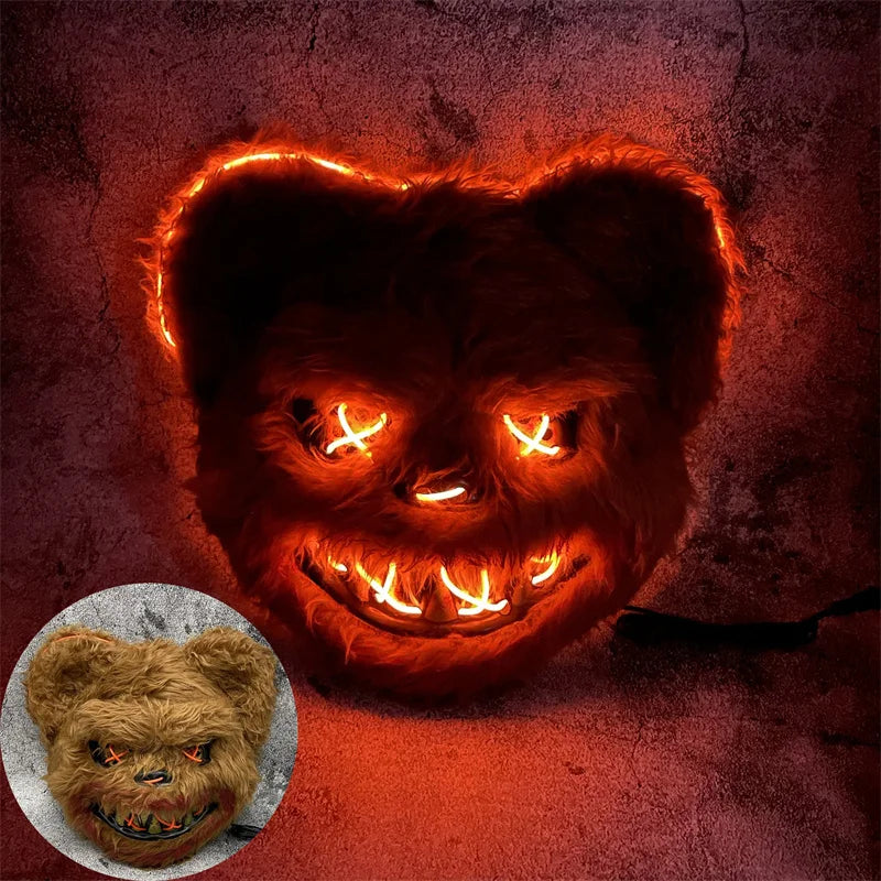 Masque lapin LED Halloween