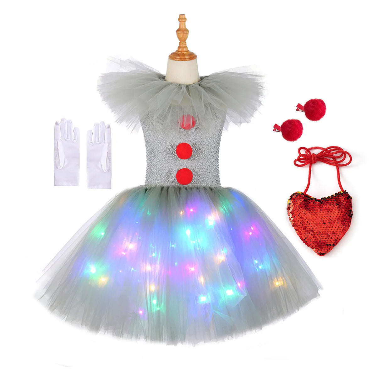 Costume clown Halloween pour enfant