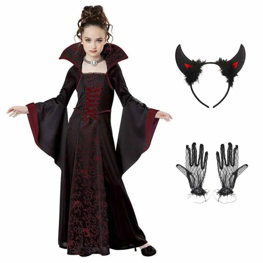 Robe vampire tutu pour enfant