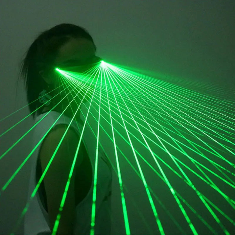 Lunettes laser LED cyberpunk