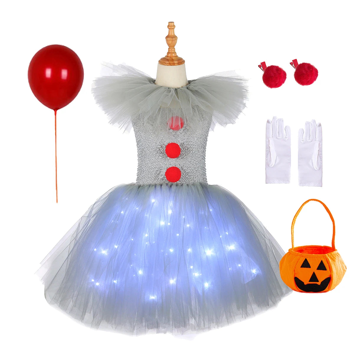 Robe Joker LED pour enfant