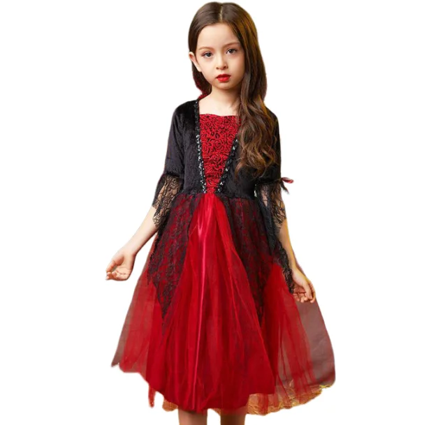 Robe vampire tutu pour enfant