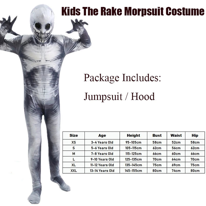 Costume zombie à capuche pour enfant
