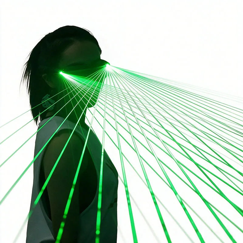 Lunettes laser LED cyberpunk