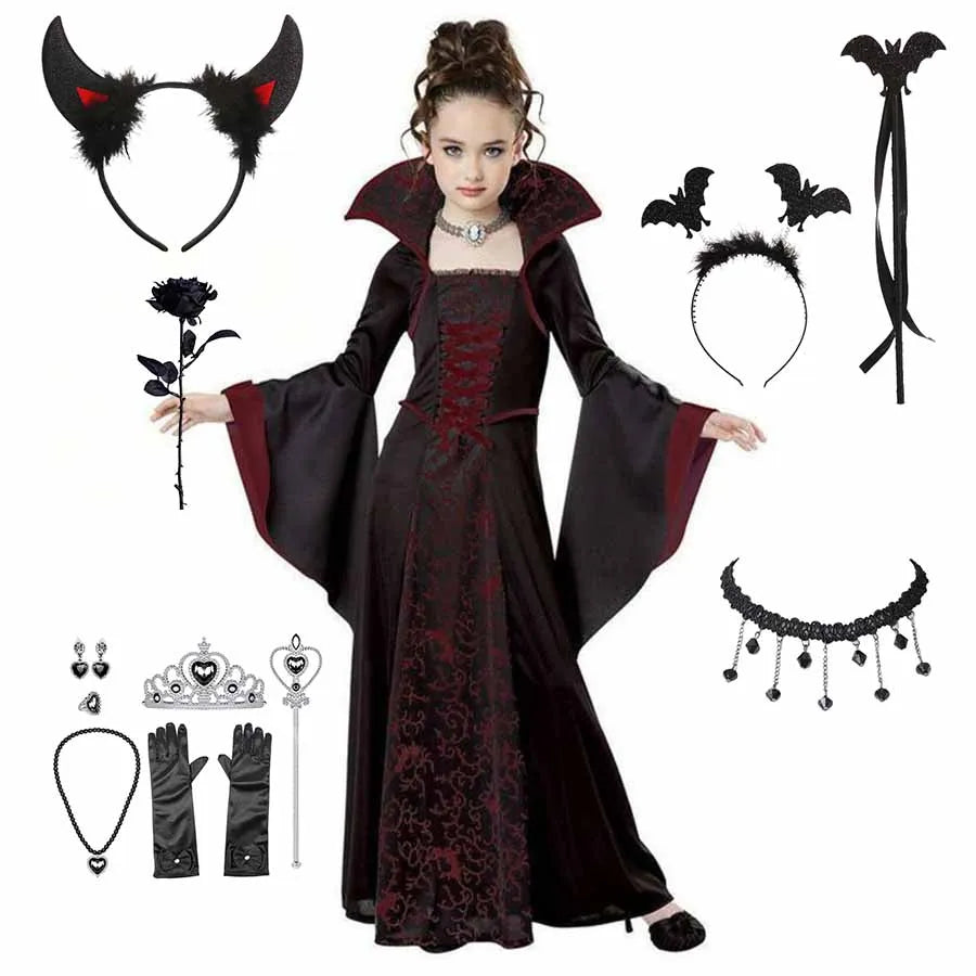 Robe vampire tutu pour enfant