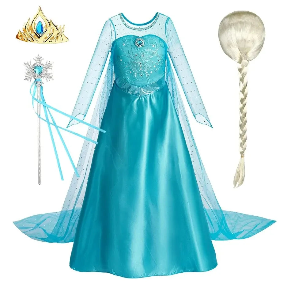 Robe princesse des neiges pour enfant