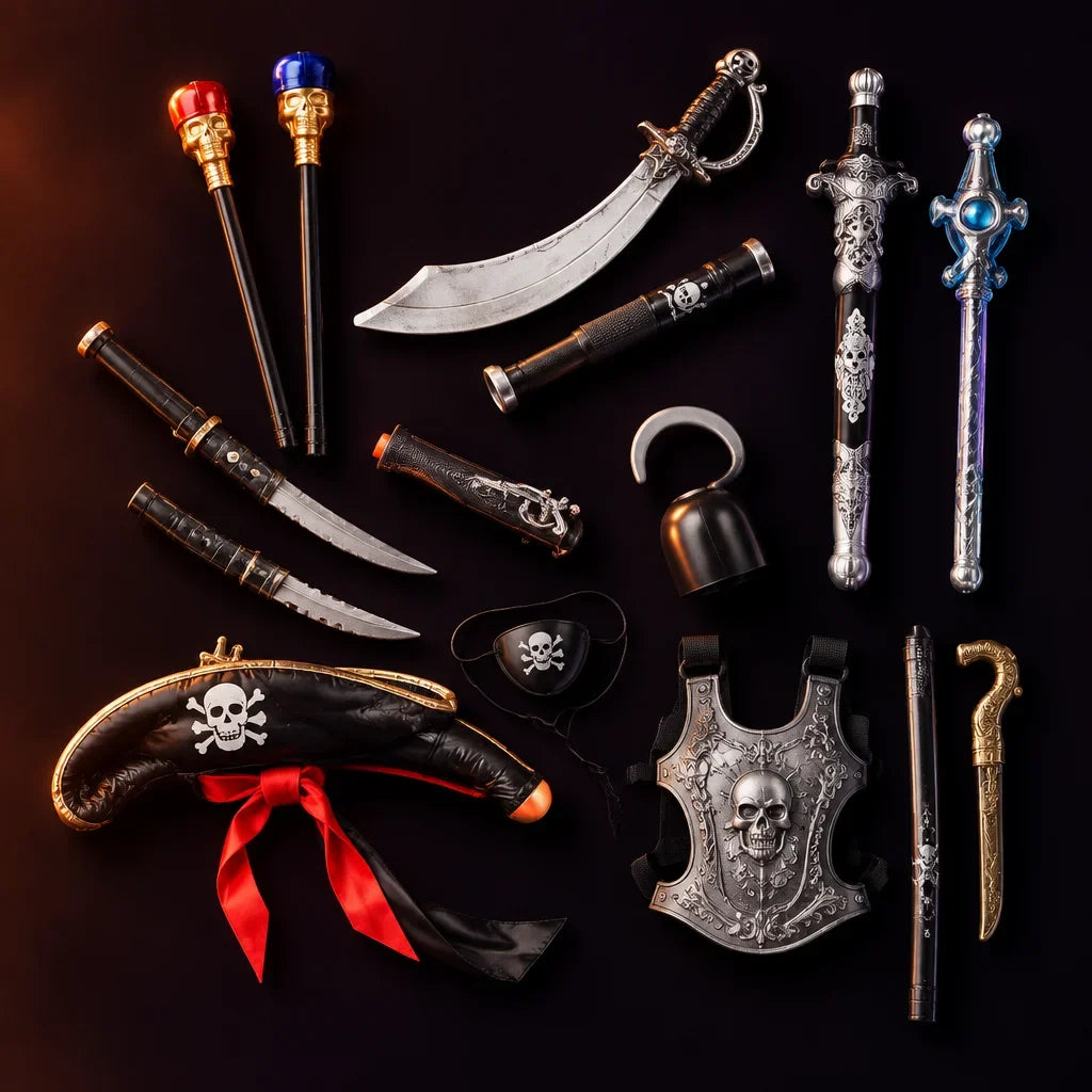 Kit d’accessoires pirate enfant généré par IA