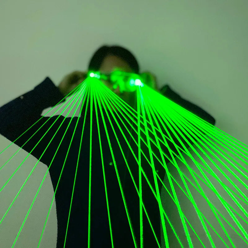 Lunettes laser LED cyberpunk