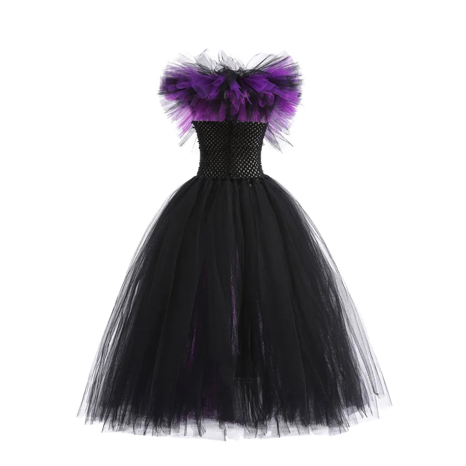 Robe sorcière violette pour enfant