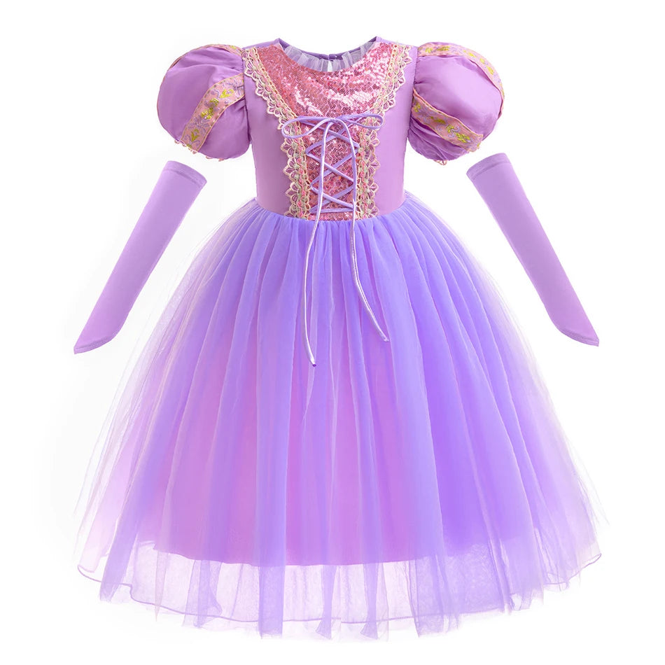 Robe princesse Raiponce pour enfant