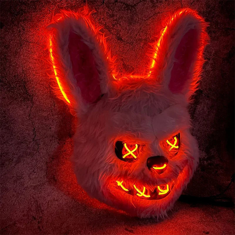 Masque lapin LED Halloween