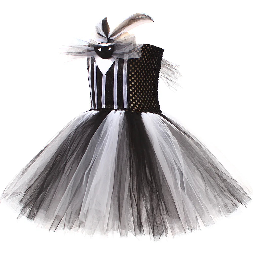 Costume fantôme gothique tutu enfant