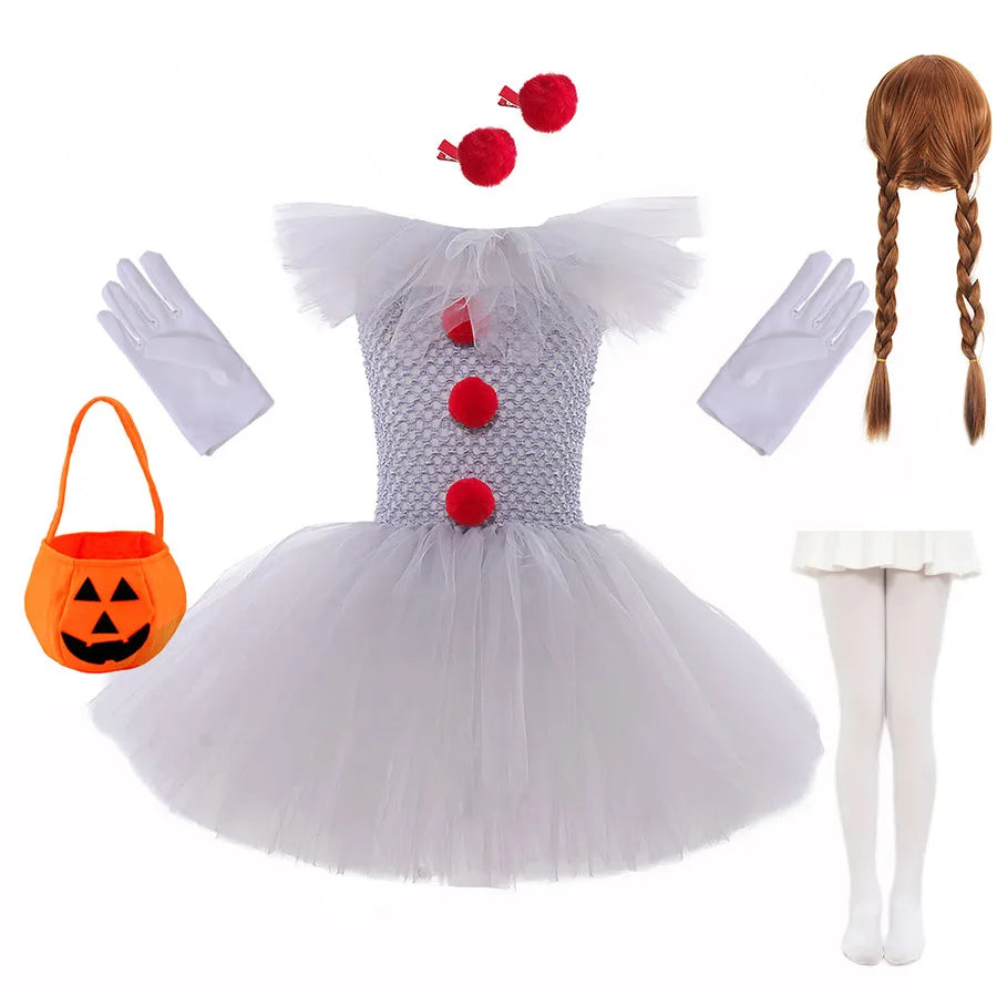 Costume clown Halloween pour enfant